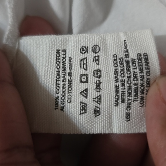 Free People Hey Baby Hi-Low Oversize Top 100% Cotton Size LARGE #OB658371 - Picture 7 of 15